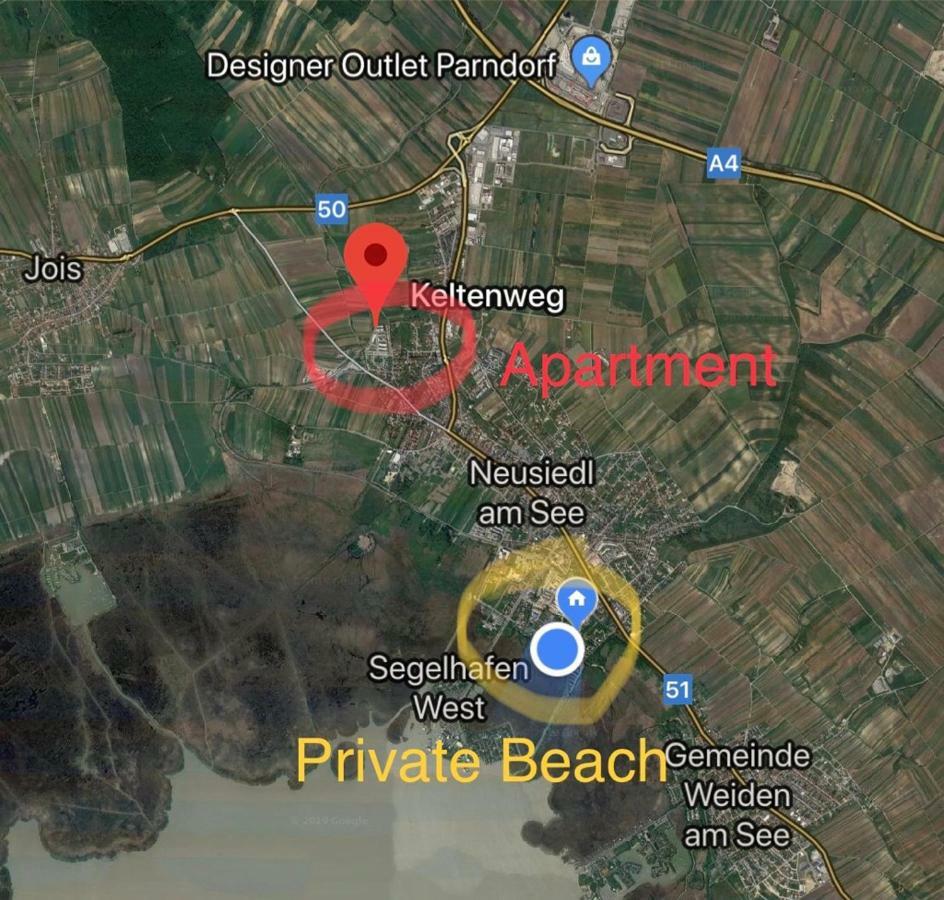 25H Garden Apartment Plus Private Beach Neusiedl am See Exterior foto